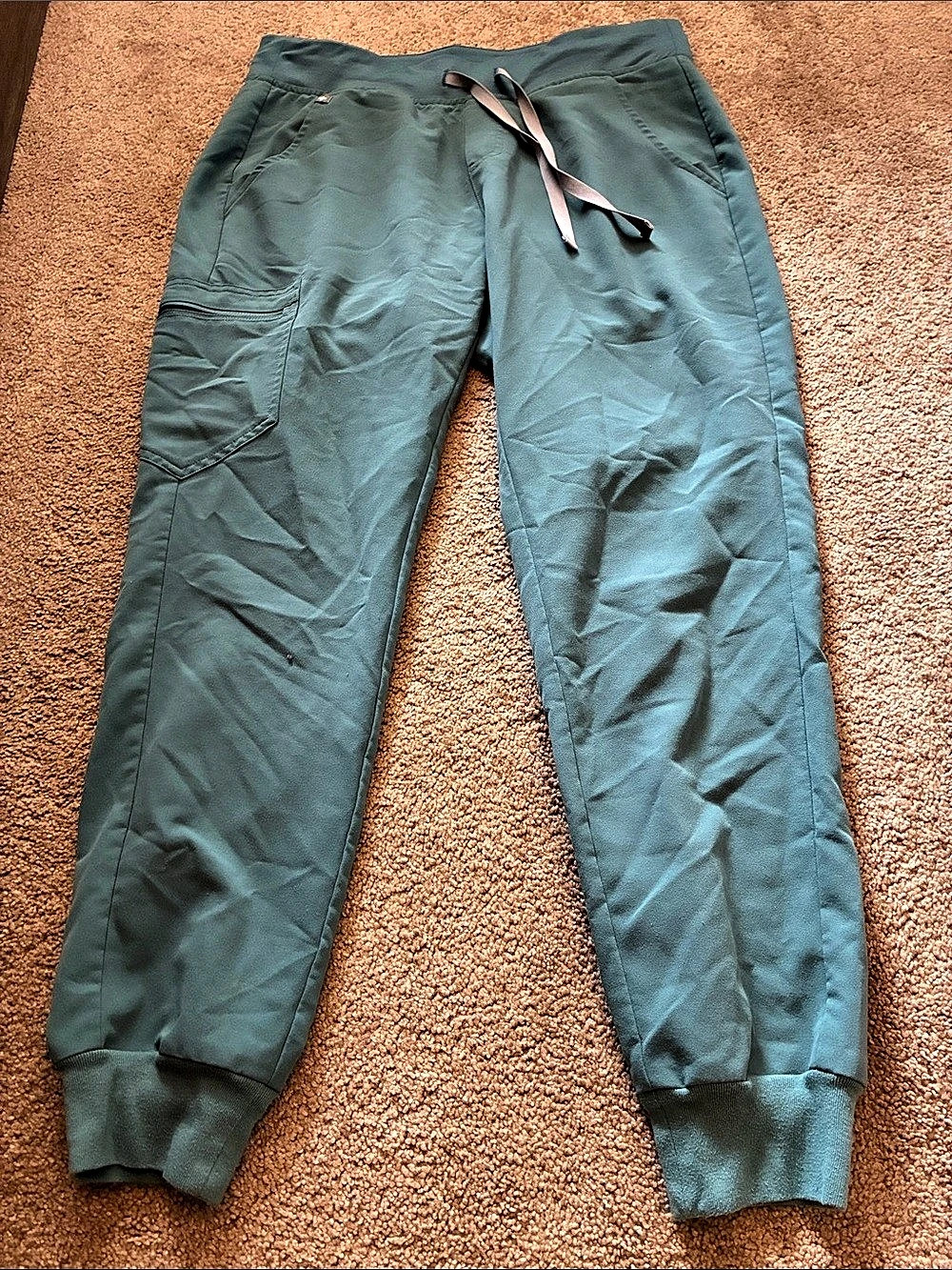 FIGS Zamora Jogger Scrub Pants Green Medium